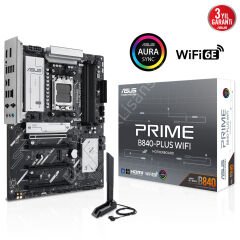 Asus Prime B840-Plus Wifi AM5 DDR5 Ses Glan DP/HDMI SATA3 USB3.2 ATX