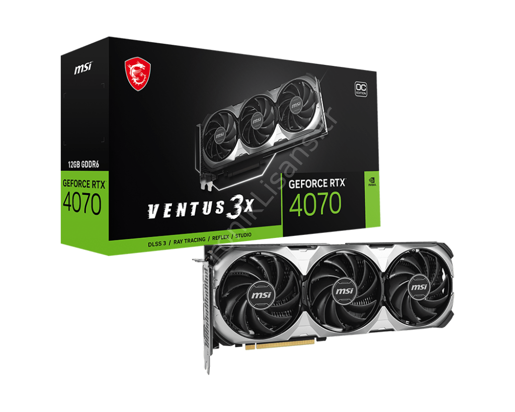 Msi Rtx4070 12gb Gddr6 192bit 3xdp/hdmi (GeForce Rtx 4070 Ventus 3x E1 12g Oc)