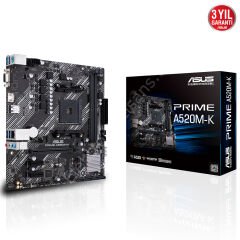 Asus Prime A520m-k Am4 Ddr4 Ses Glan Hdmi/vga Sata3 Usb3.2 Matx