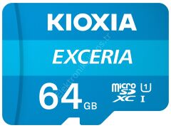 64 Gb Kioxia Exceria Micro Sdxc Uhs-1 Class 10 100mb/s (lmex1l064gg2)