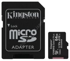 64 Gb Kingston Canvas Select Plus Micro Sdhc Uhs-1 Class 10 100mb/s (sdcs2/64gb)