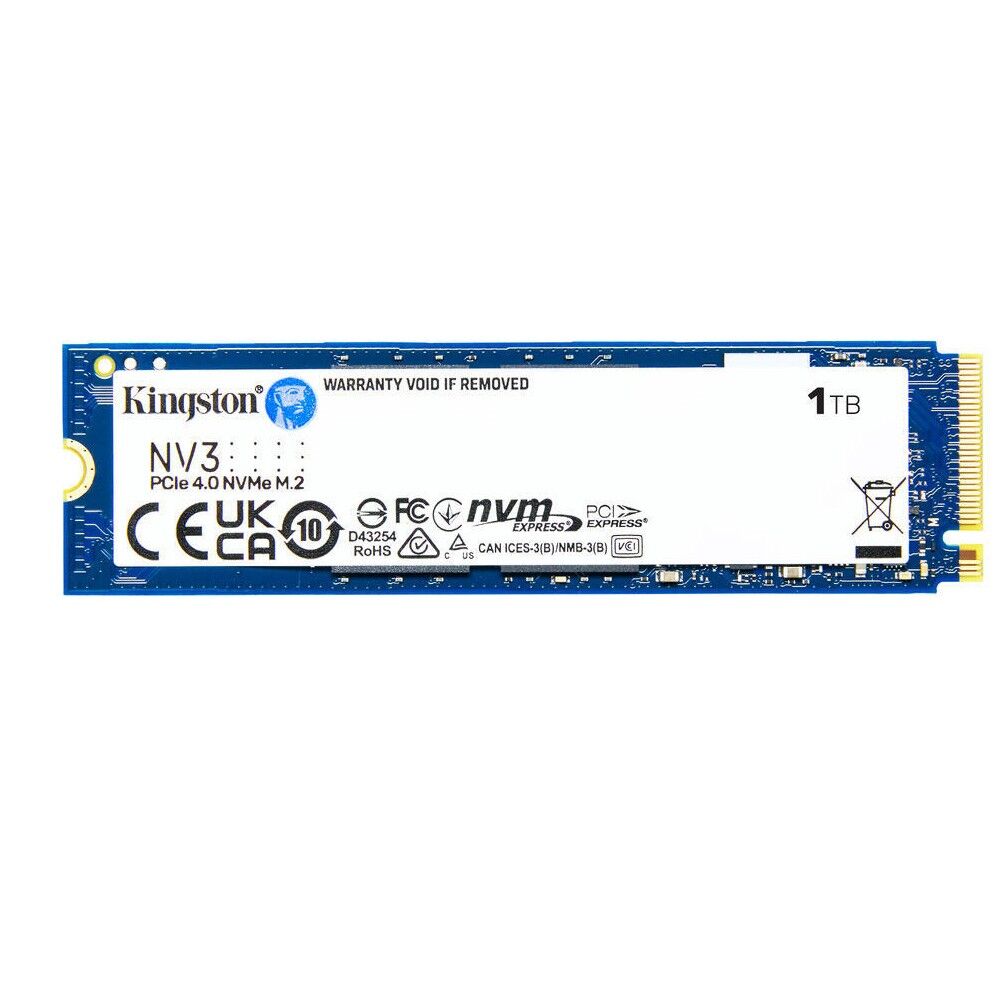 Kingston Nv3 1 Tb Nvme Gen4 Ssd 6000/4000 (snv3s/1000g)