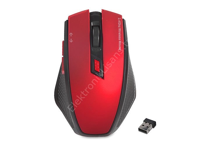 Everest SMW-777 USB Kırmızı 2.4 GHz Optik Kablosuz Mouse