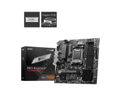 Msi Pro B650M-P AM5 DDR5 Ses Glan DP/HDMI/VGA Sata3 Usb3.2 Matx