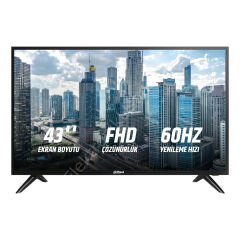 Dahua 43'' LM43-F200 1920x1080 8ms 60Hz HDMI/VGA +VESA +Speaker 7/24 Güvenlik Mon