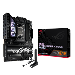 Asus Rog Crosshair X870E Hero AM5 DDR5 Ses Glan Hdmi/Usb Sata3 Usb3.2 Atx