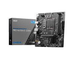 Msi Pro H610m-e Ddr4 1700p Ddr4 Ses Glan Hdmi/vga Sata3 Usb3.2 Matx