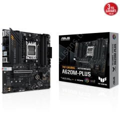 Asus Tuf Gaming A620M-Plus AM5 DDR5 Ses Glan 2xDP/HDMI Sata3 Usb3.2 Matx