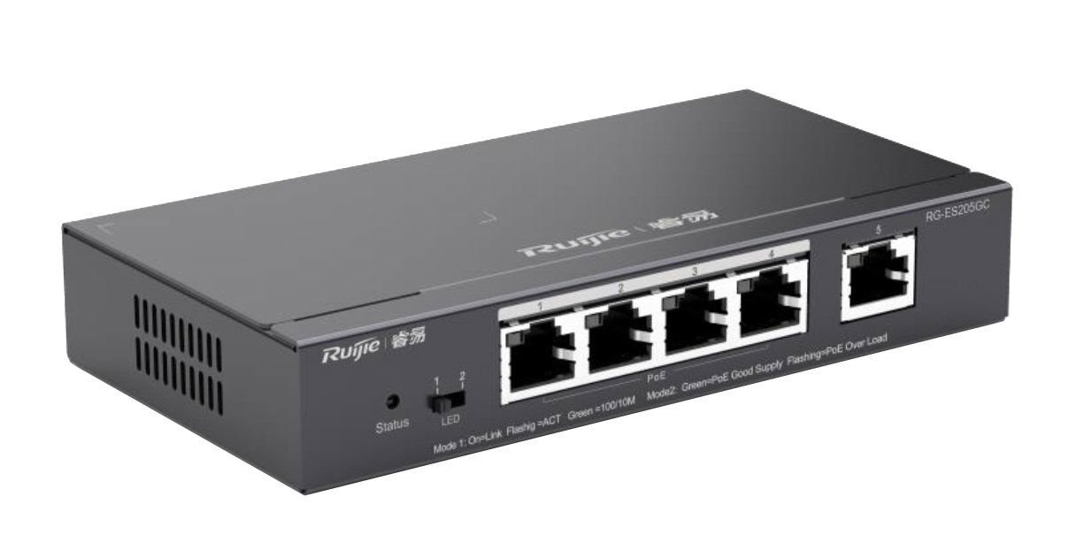 Ruijie Reyee Rg-es205gc 5 Port 10/100/1000 Yonetilebilir Switch