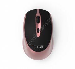 İnca IWM-396GT USB Kablosuz Mouse Gül/Altın