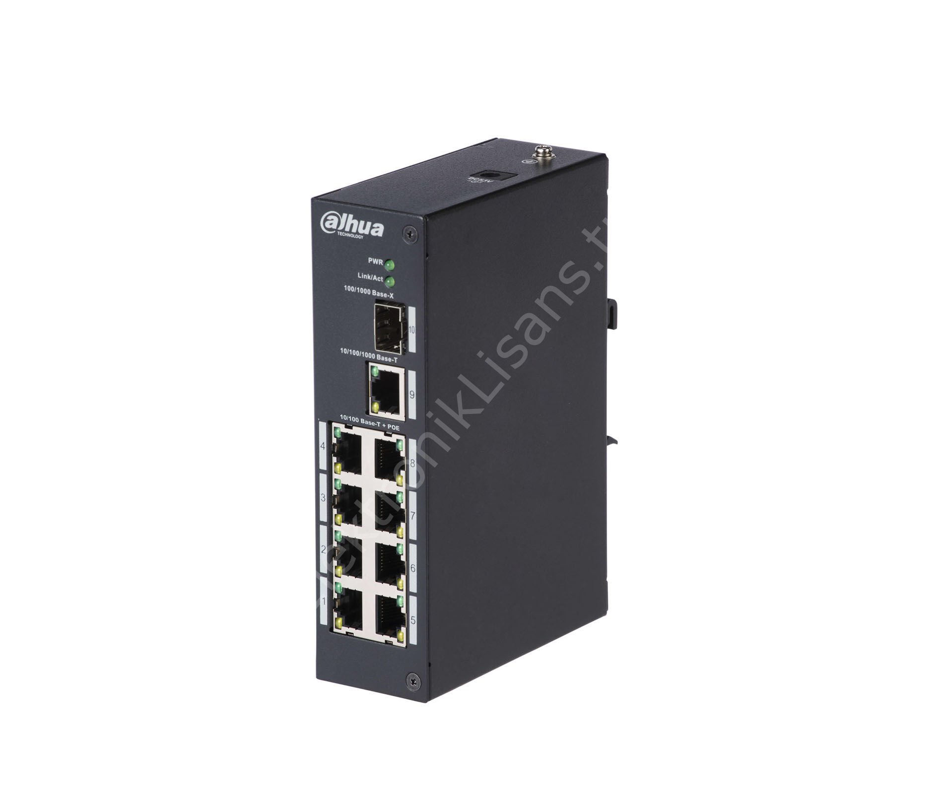 Dahua Pfs3110-8et-96-v2 8 Port 96w Poe +1sfp Yonetilemez Switch