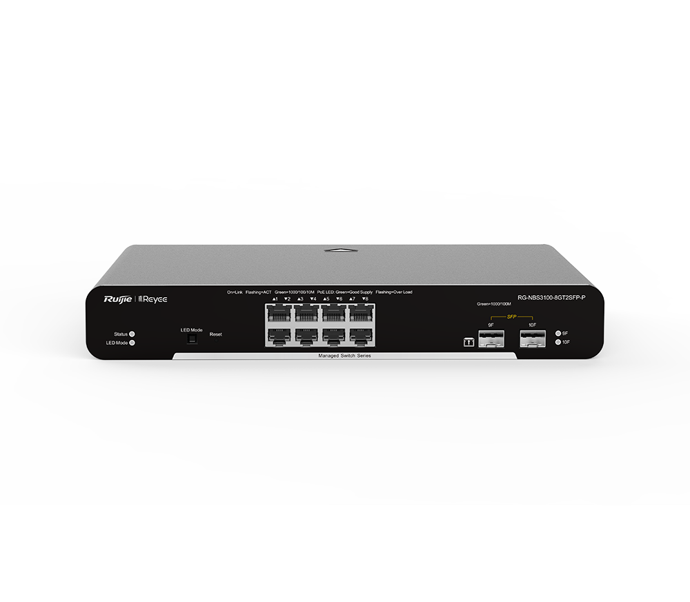 Ruijie Reyee Rg-nbs3100-8gt2sfp-p 8 Port 10/100/1000 +2sfp Poe 125w Yonetilir