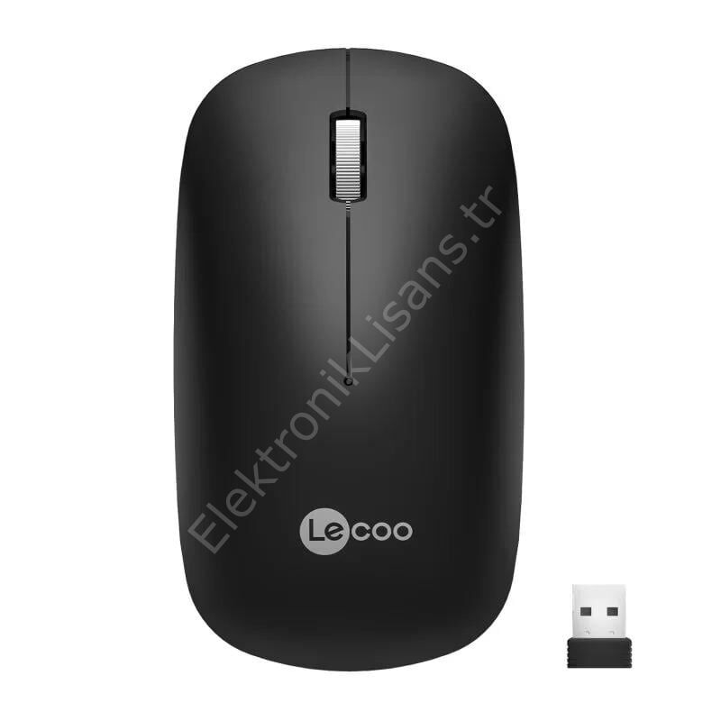 Lecoo Ws214 Usb Kablosuz Mouse Siyah