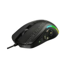 Lecoo Ms140 Kablolu Rgb Makro Tuslu Optik Gaming Mouse Siyah