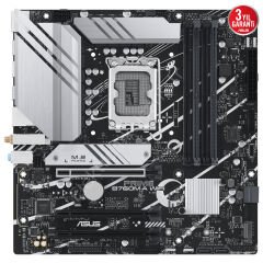 Asus Prime B760M-A WiFi 1700P DDR5 Ses GLAN DP/HDMI SATA3 USB3.2 mATX