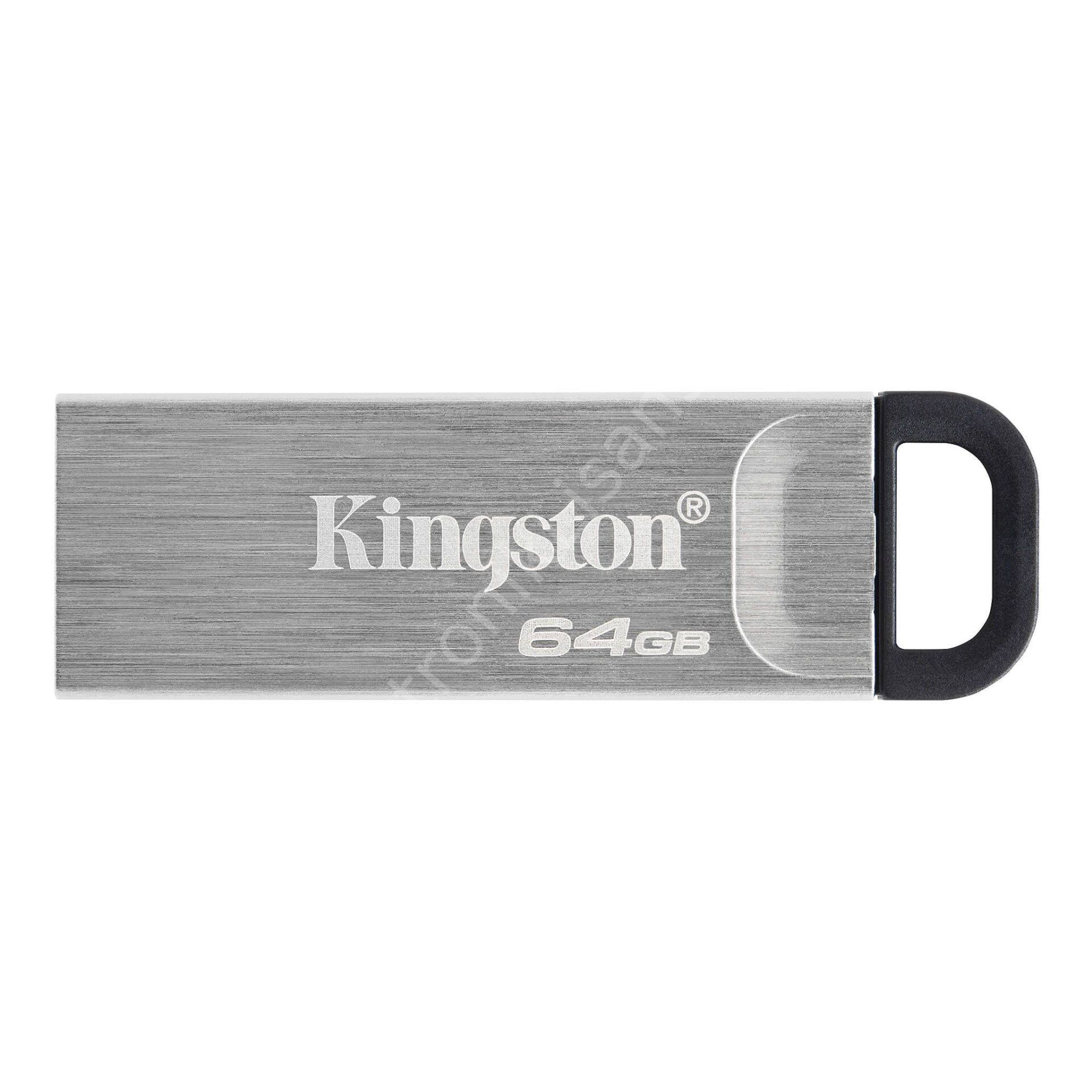 64 GB USB 3.2 Kingston DataTraveler Kyson Siyah/Gri (DTKN/64GB)