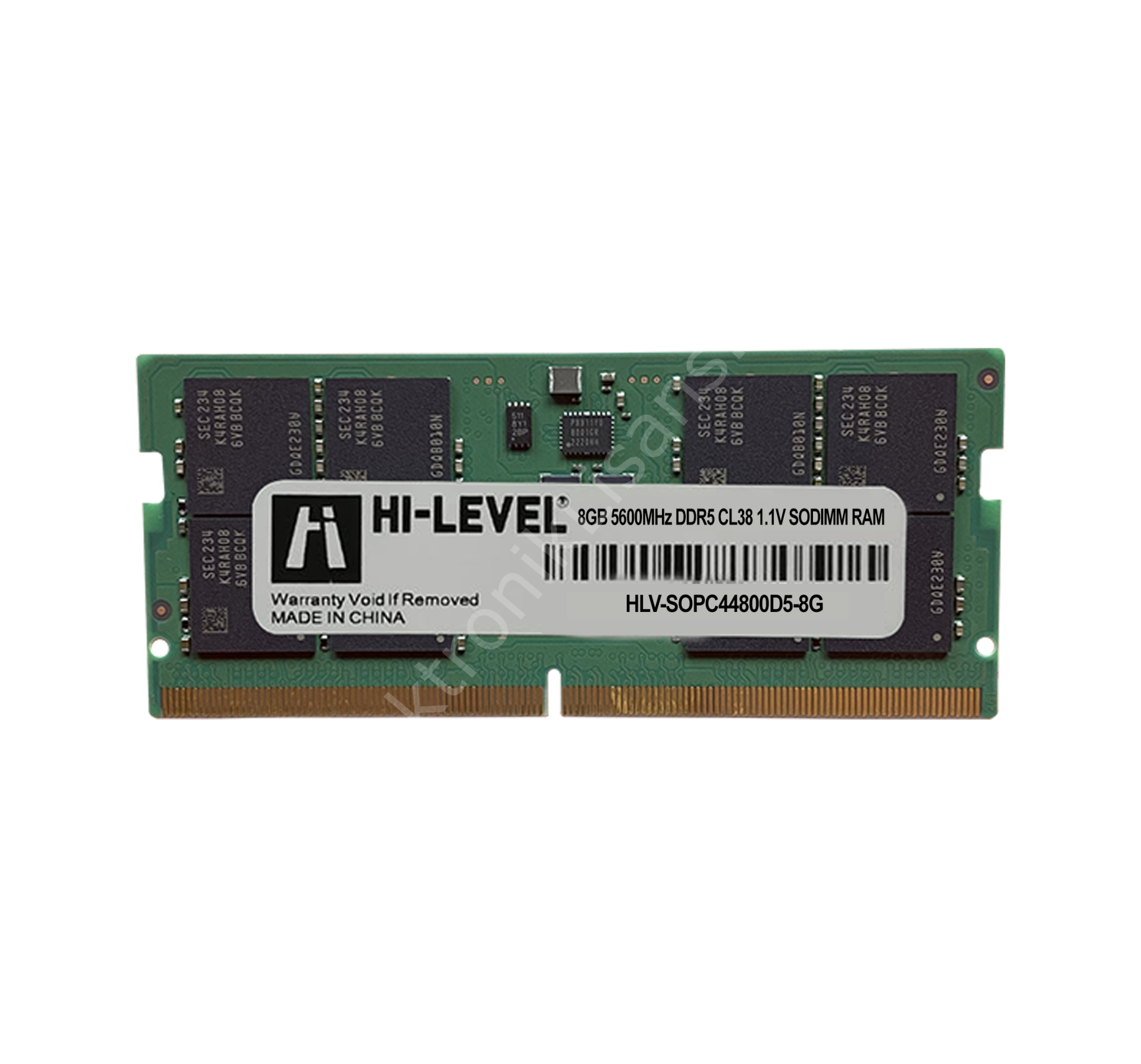 8 Gb Ddr5 5600mhz Hi-level Cl46 1.1v Sodimm (hlv-sopc44800d5/8g)