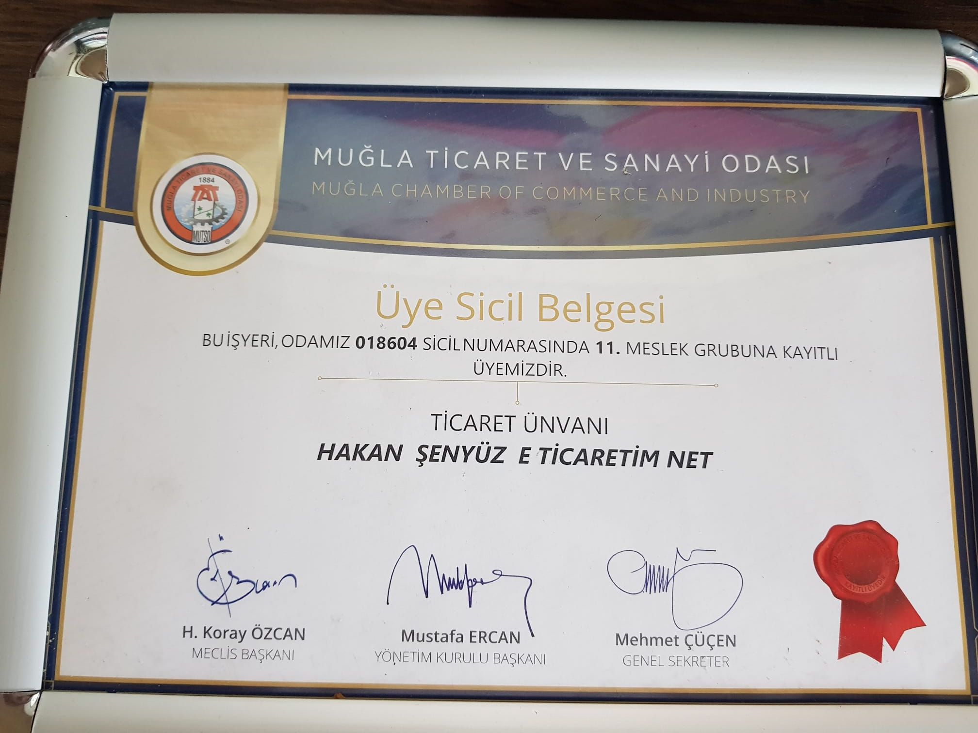 Ticaret Sicil Belgesi